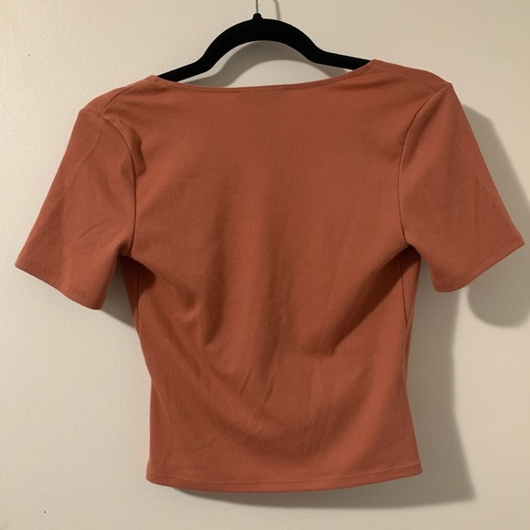 Forever 21 Knit Wrap Top - Picture 2 of 3